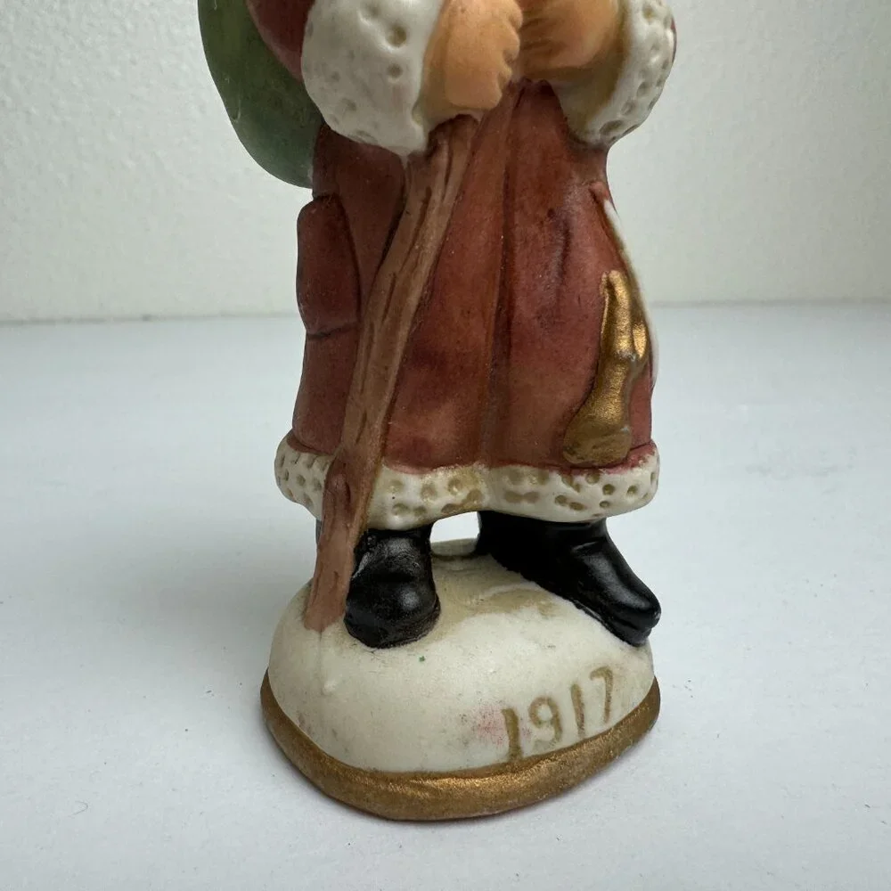 Vintage Christmas Tree Ornament Santa 1917s
